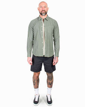 Norse Projects Osvald Tencel Dried Sage Green Model