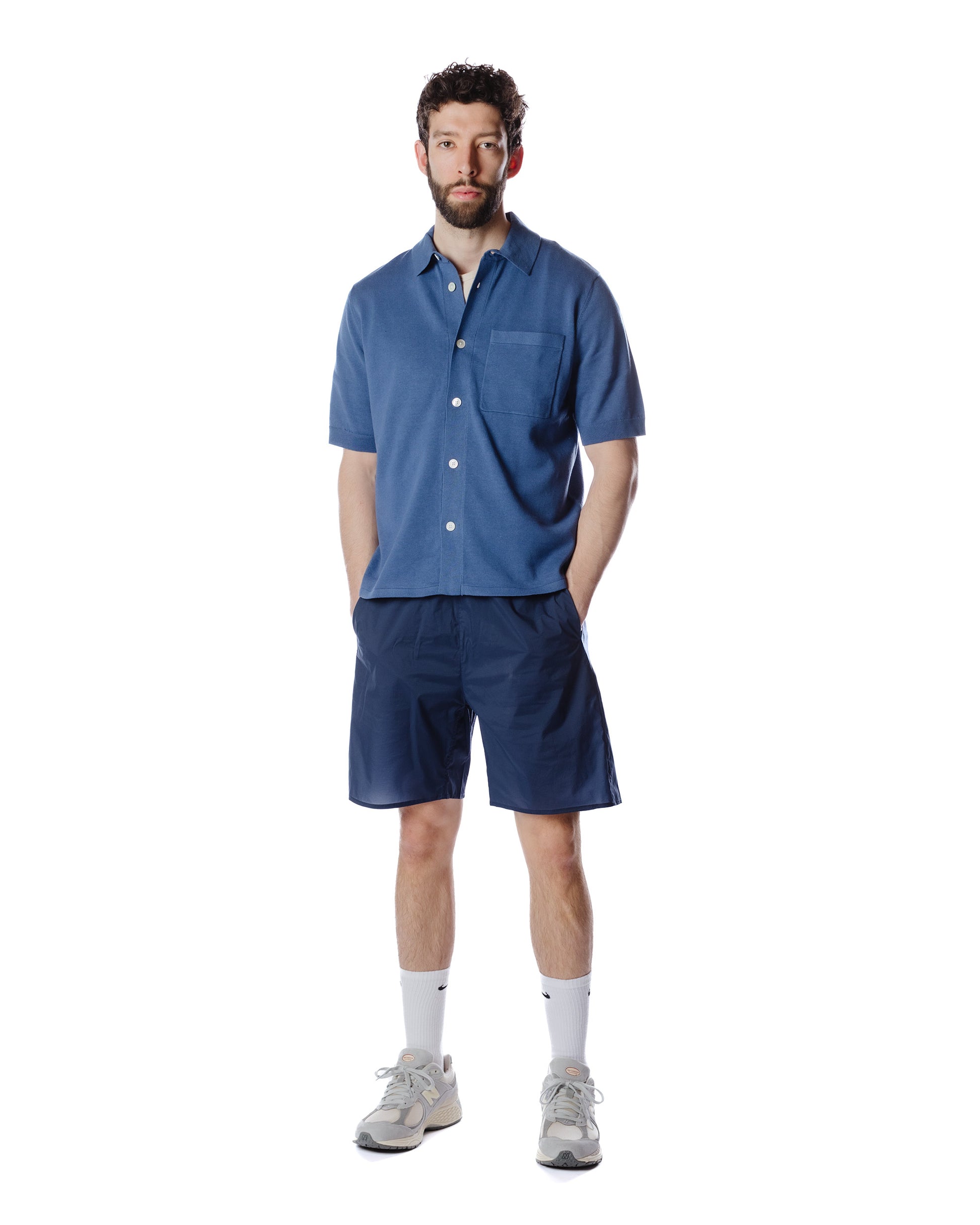 Norse Projects Poul Light Nylon Calcite Blue Model