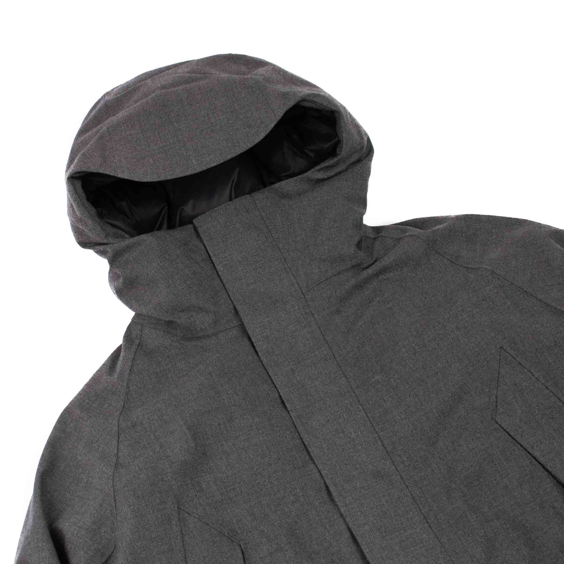 Norse Projects Rokkvi Arctic Wool Gore-Tex Charcoal Melange Detail