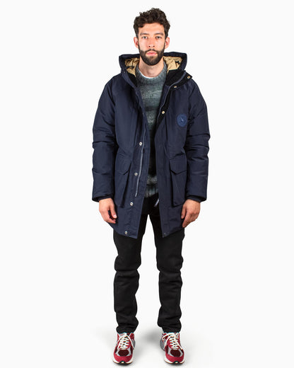 Norse Projects Stavanger Gore-tex Infinium Down Parka Dark Navy Model