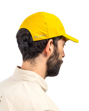 Norse Projects Technical Sports Cap Chrome Yellow Back