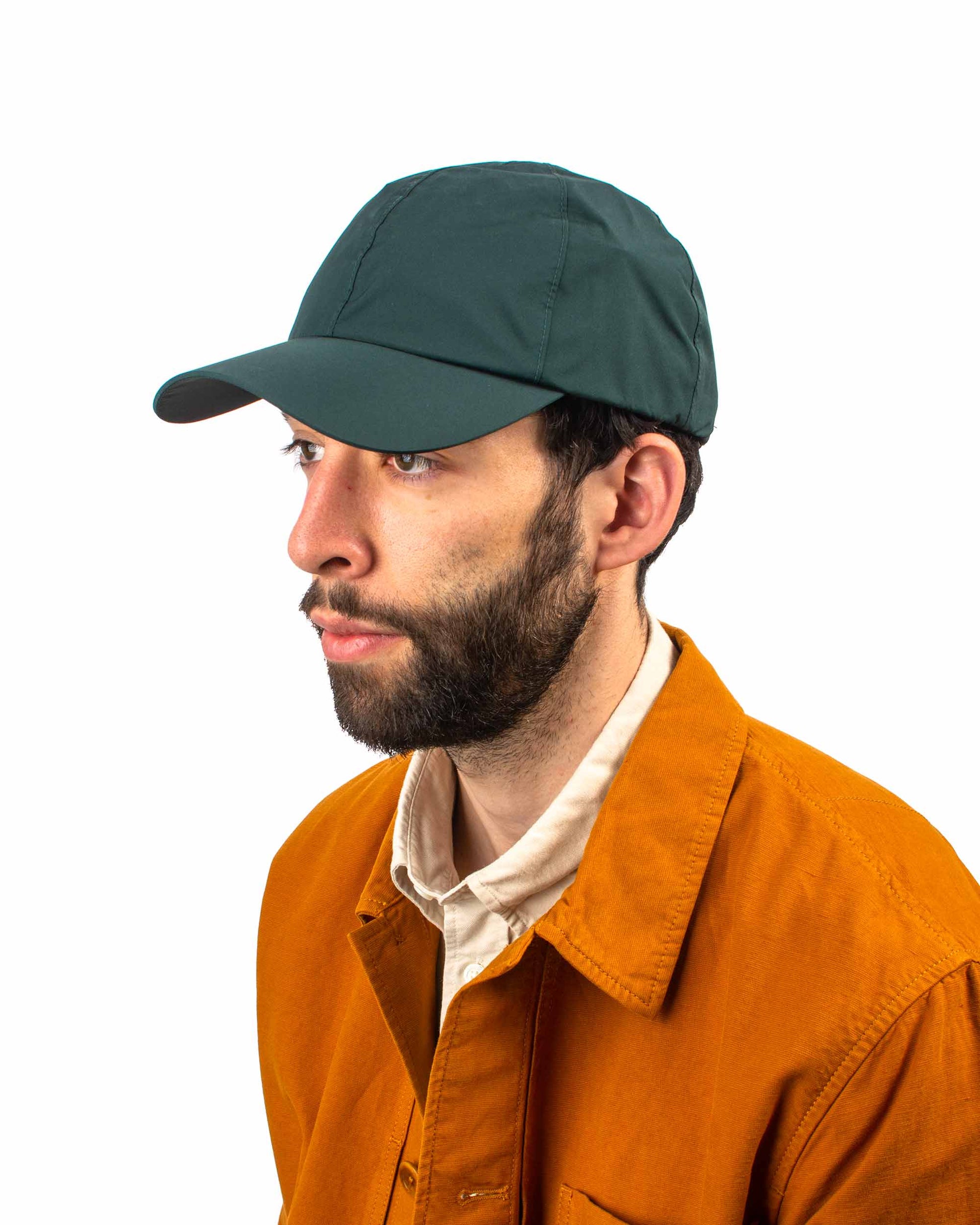 Norse Projects Technical Sports Cap Deep Sea Green Model