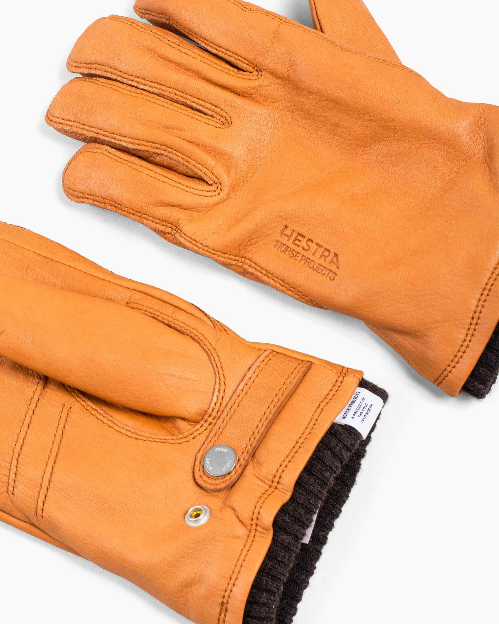 Norse Projects x Hestra Utsjo Tobacco Gloves Details