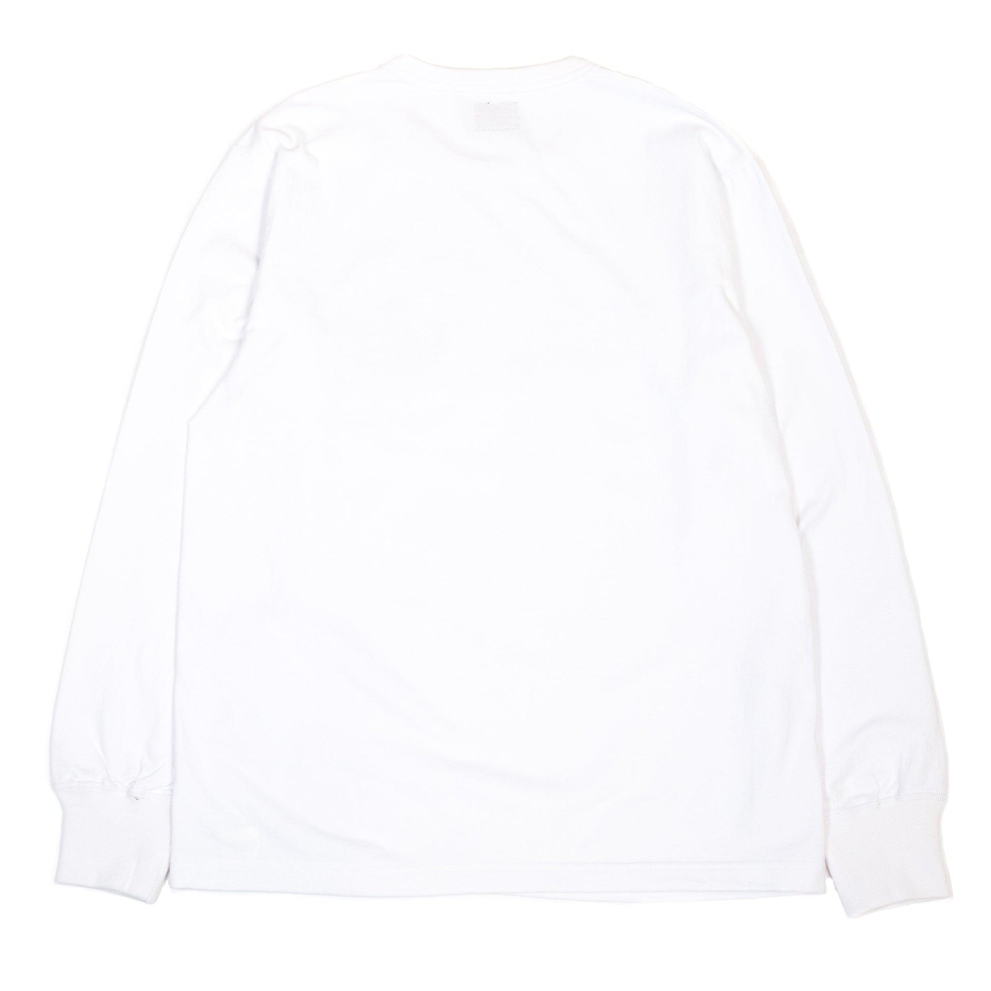 The Real McCoy's MC20002 Logo Tee L/S White back