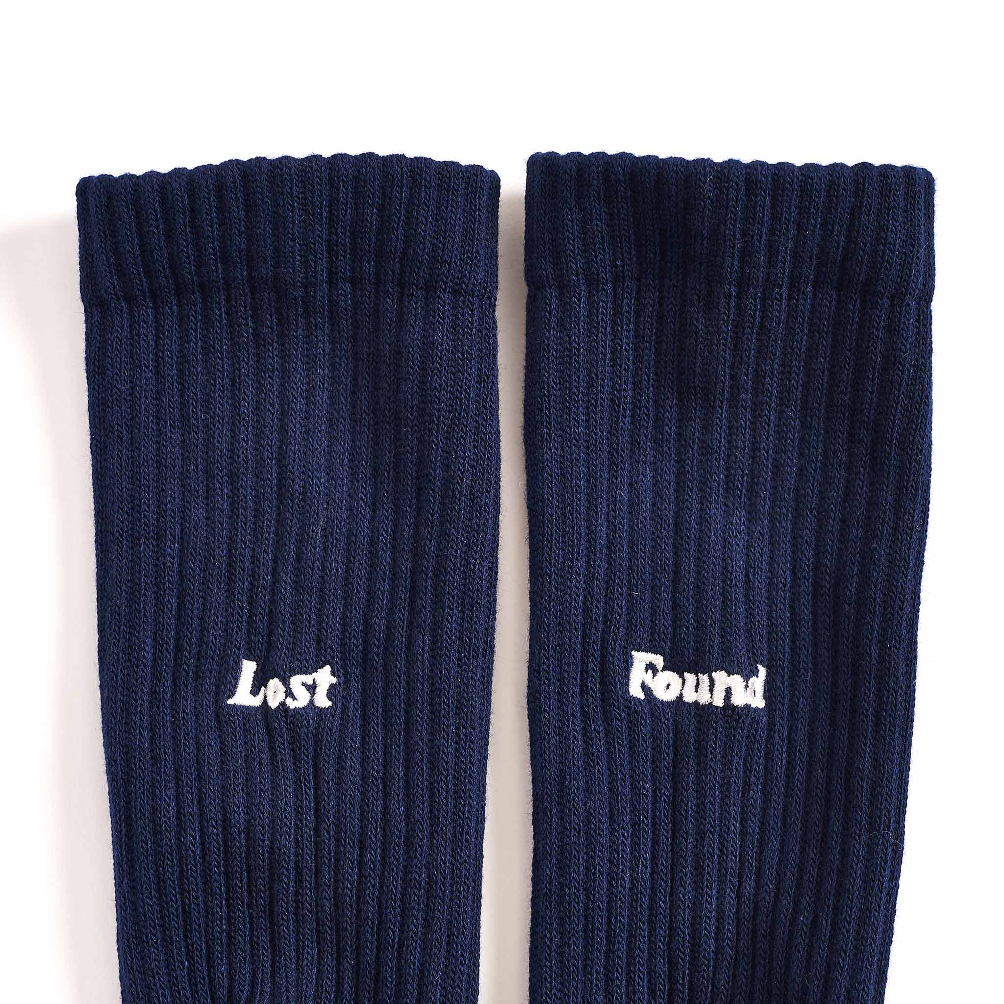 Rostersox Lost&Found Socks Navy Detail