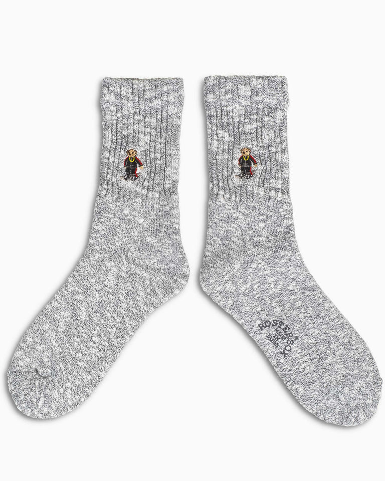 Rostersox B Bear Socks Grey