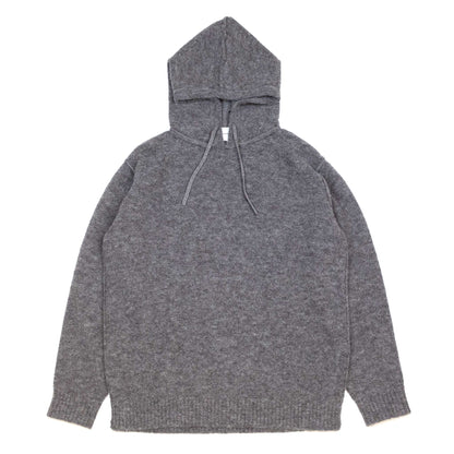 Sage-de-Cret-DRALION-Knit-Parka-Charcoal-Front-Flat