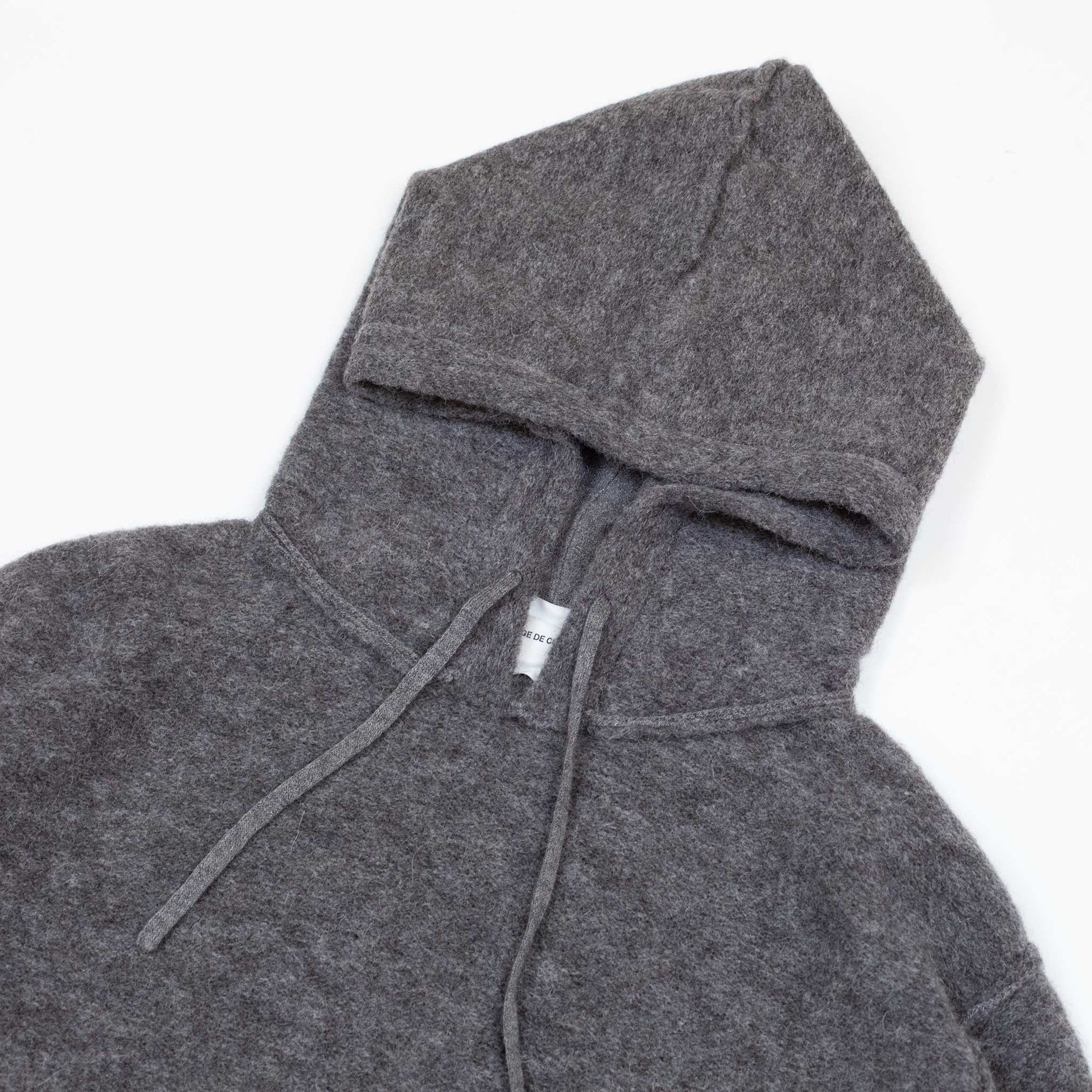 Sage-de-Cret-DRALION-Knit-Parka-Charcoal-Hood-Detail