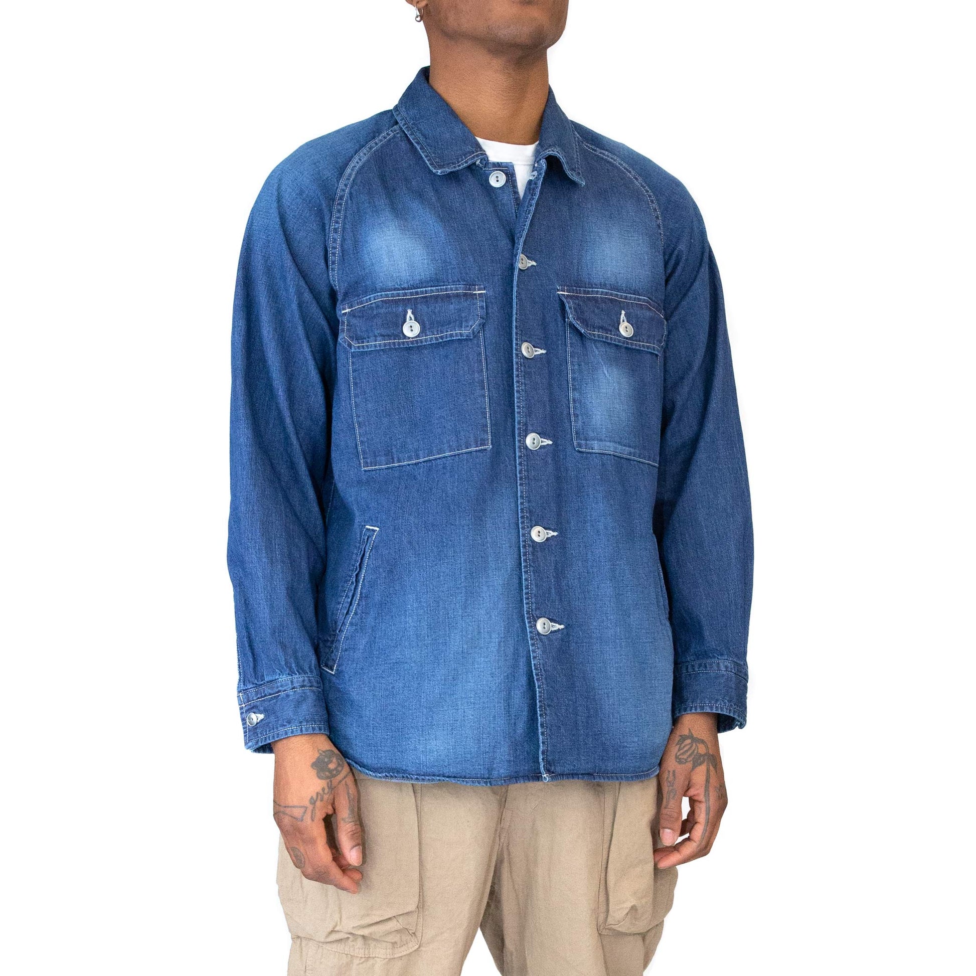 Sage de Cret Shirt Jacket Indigo