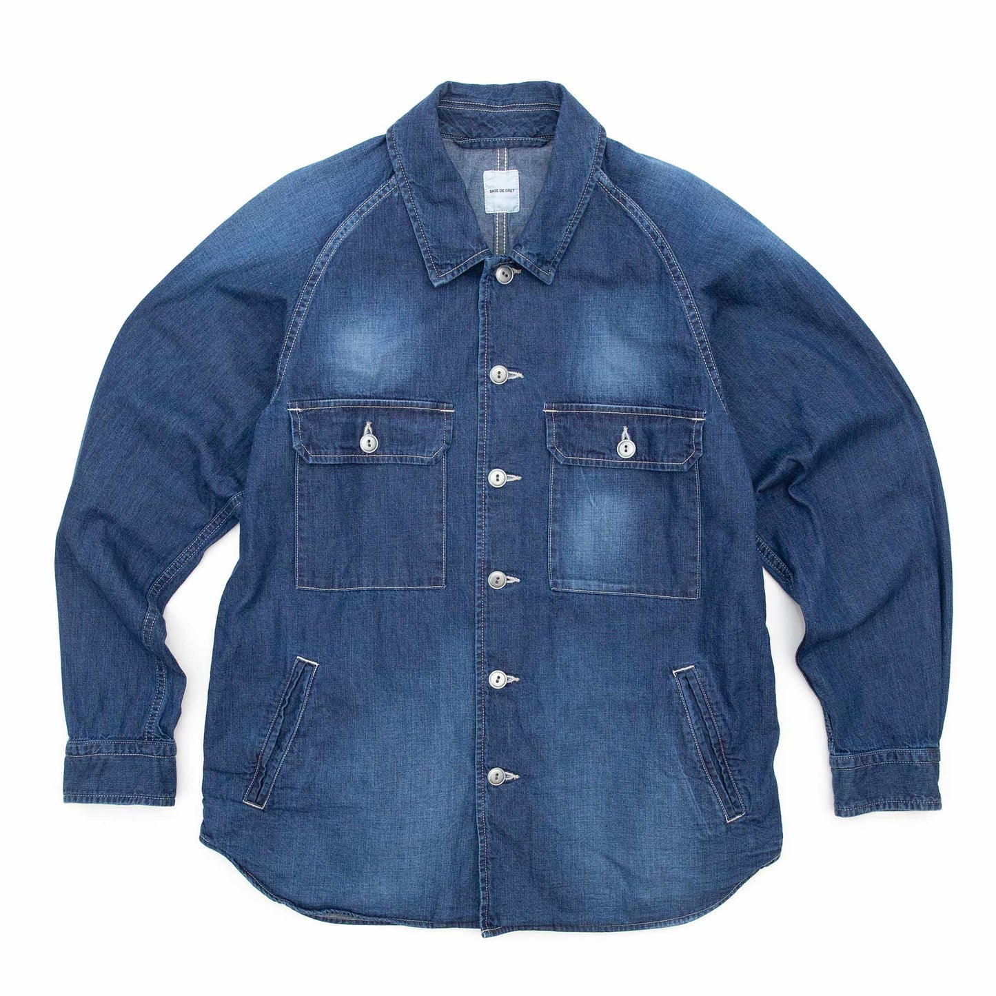 Sage de Cret Shirt Jacket Indigo