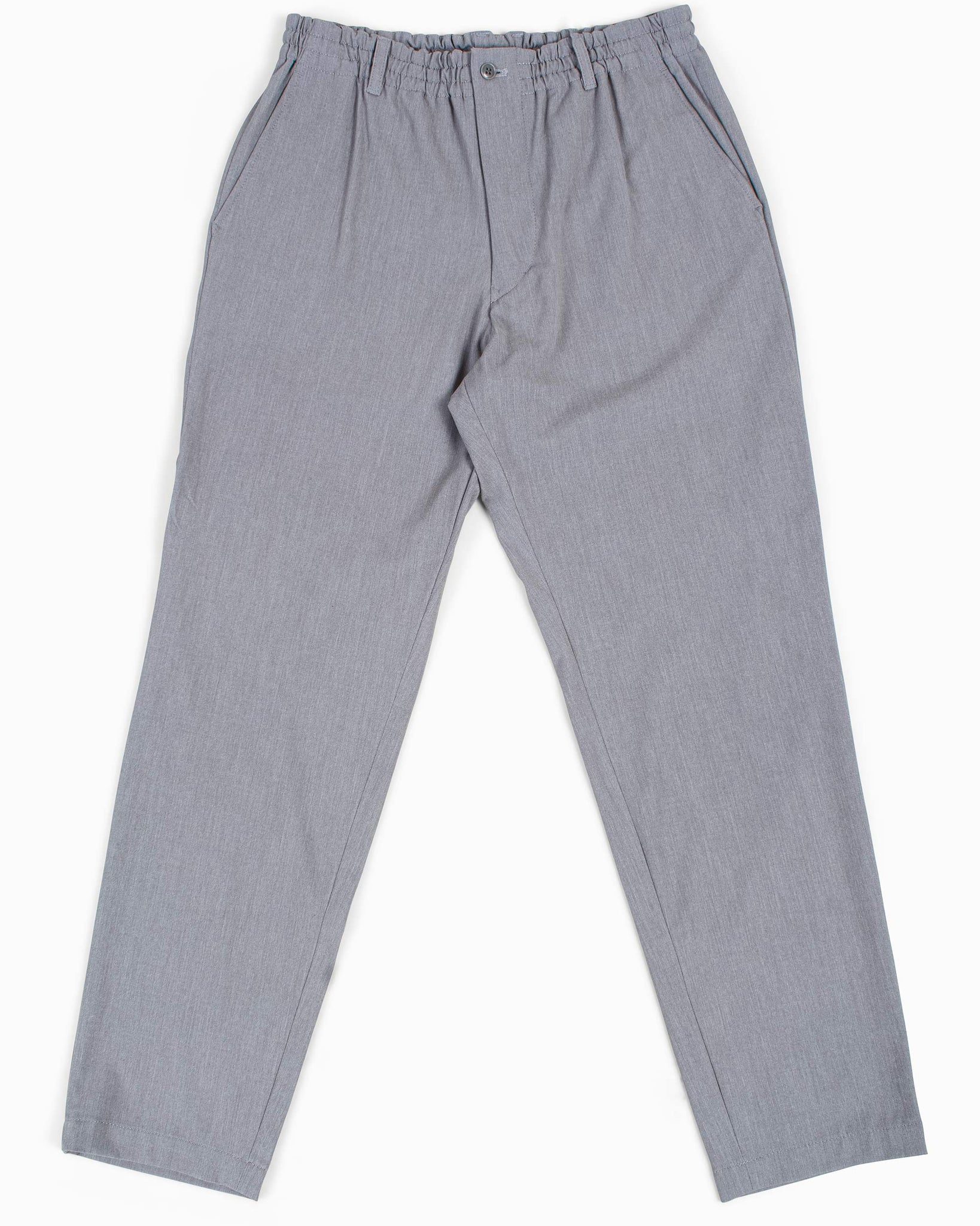 Sage de Cret Tapered Pants Medium Grey Polyester/Rayon 2WAY Stretch
