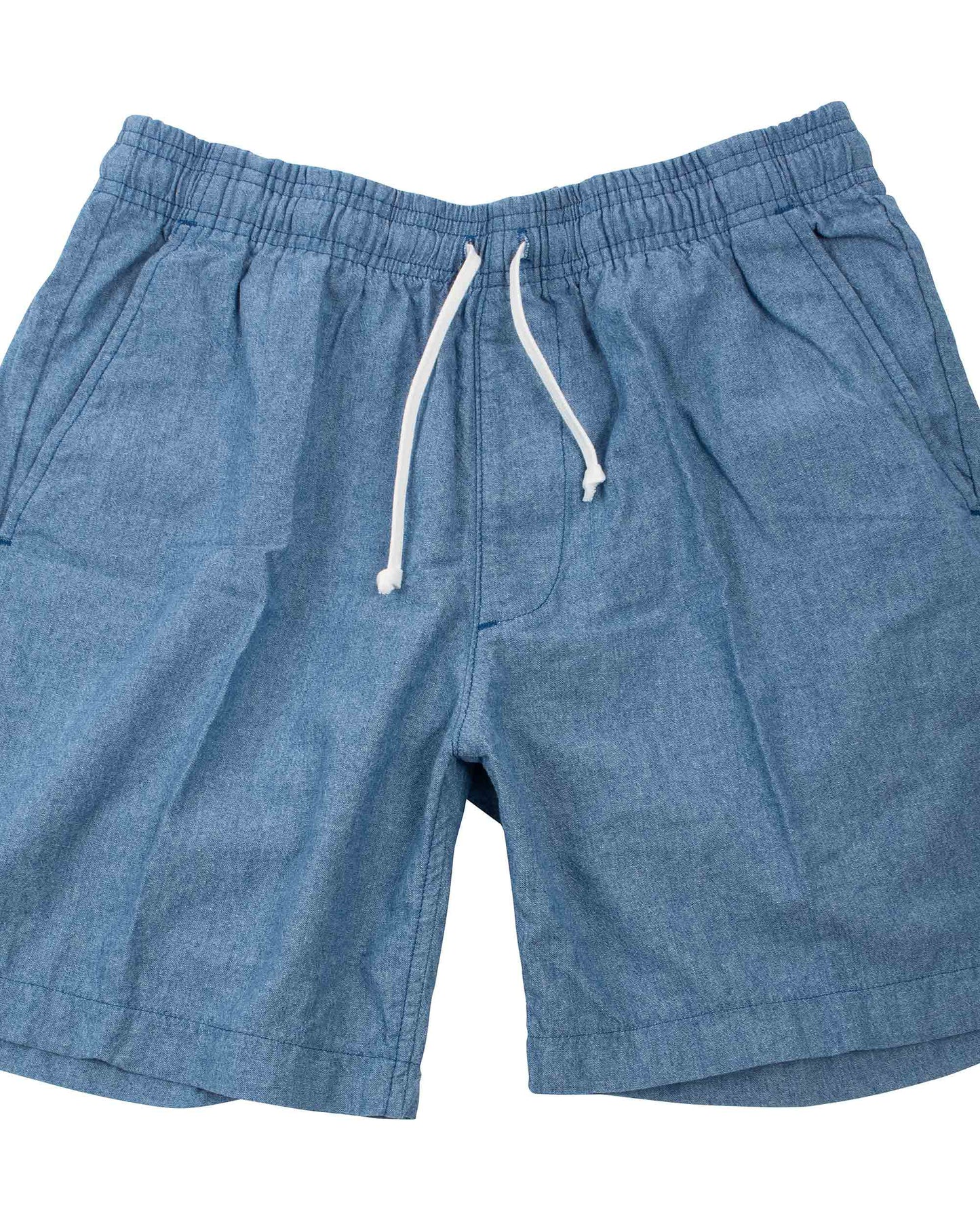 Save Khaki United Novelty Easy Short Indigo Chambray Detail