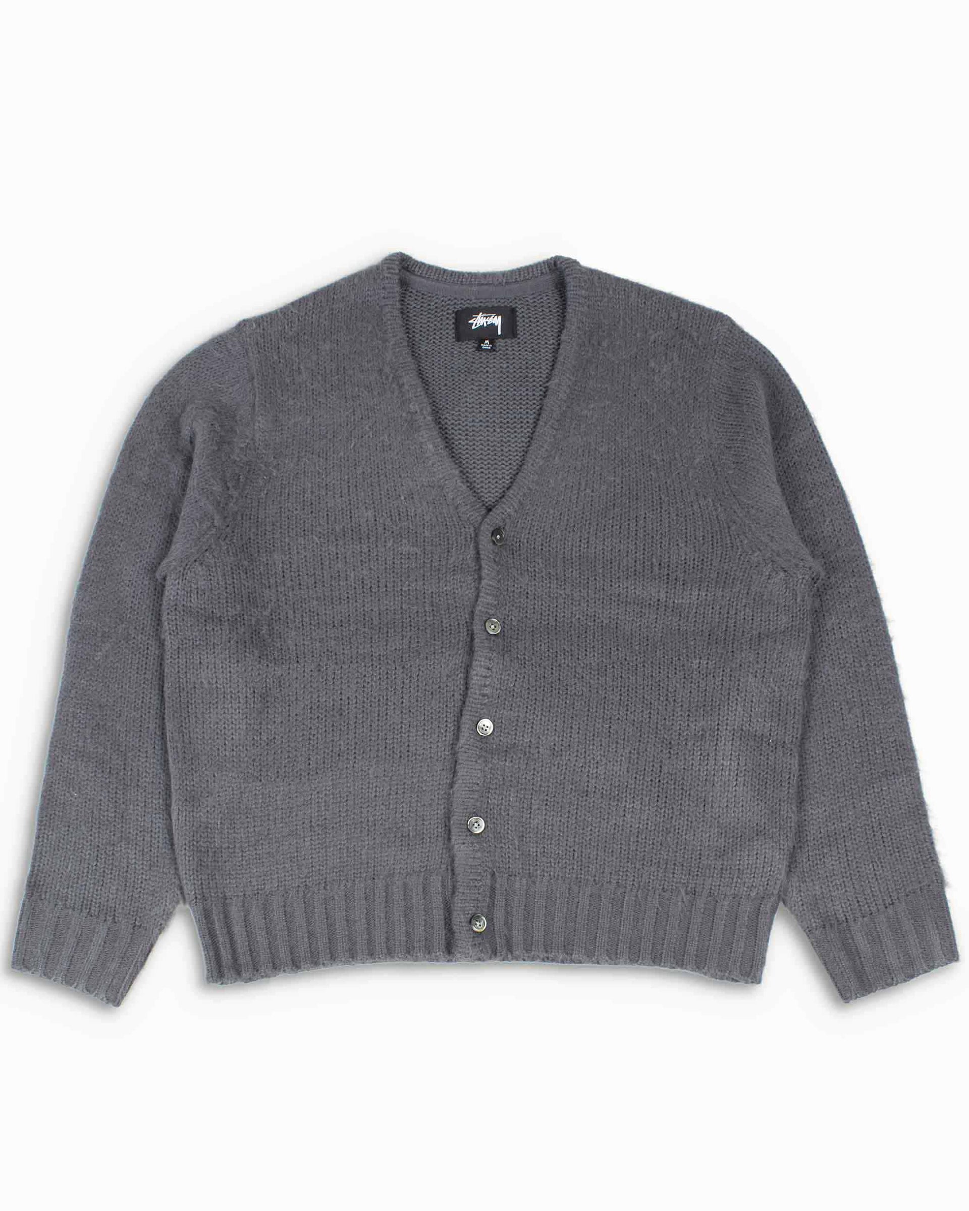 Stüssy シャギー カーディガン フスキア