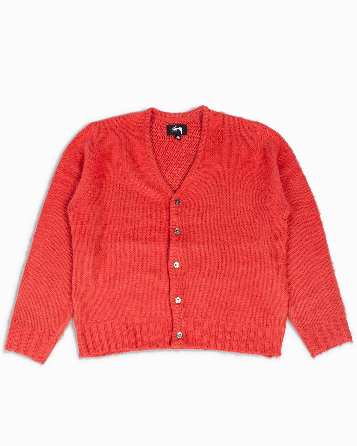 Stüssy Brushed Cardigan Red