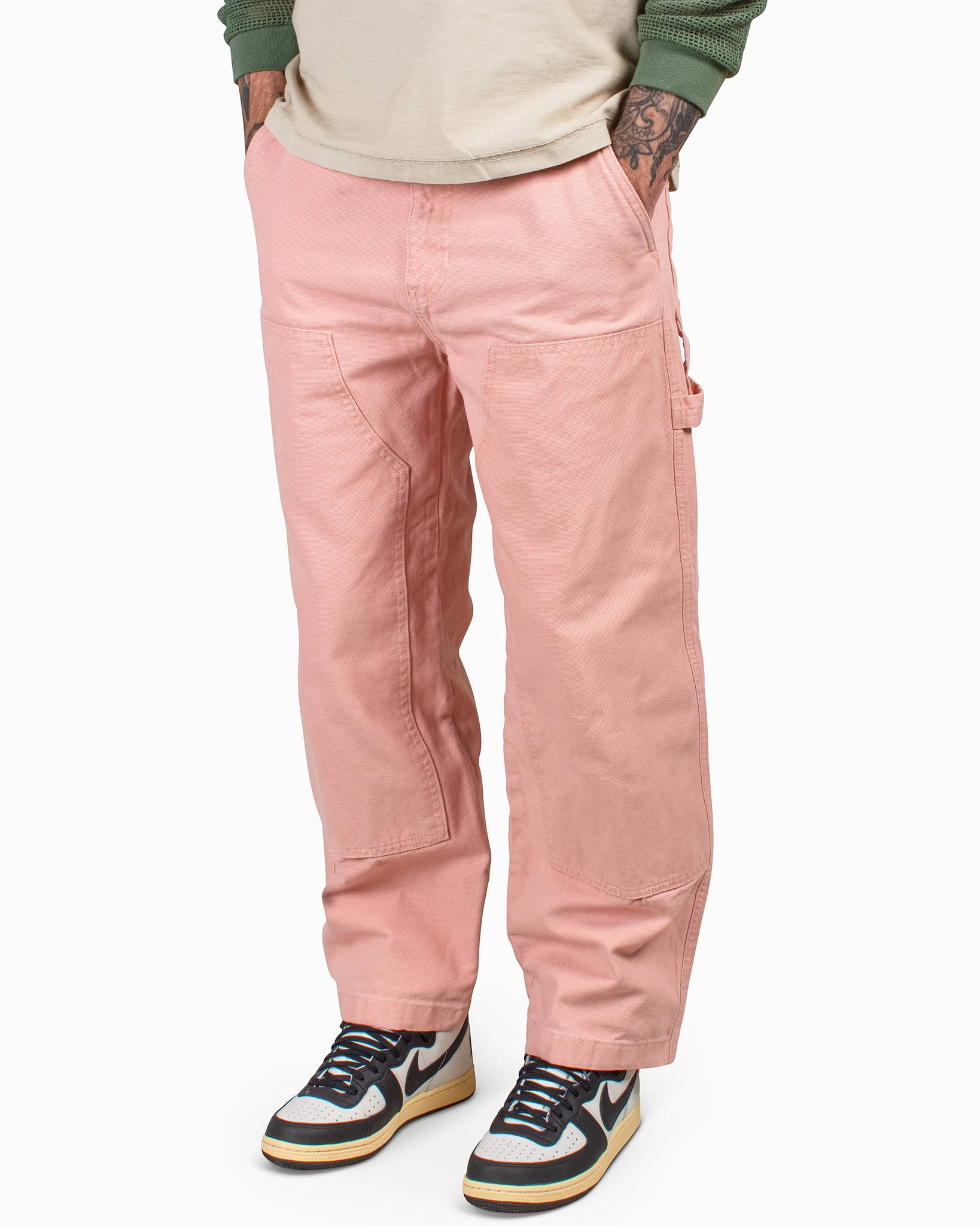 Stussy cavas work pants ピンク 34一度のみの着用です - ワークパンツ ...