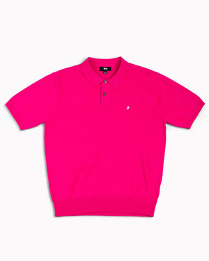 Stüssy Classic SS Polo Sweater Pink