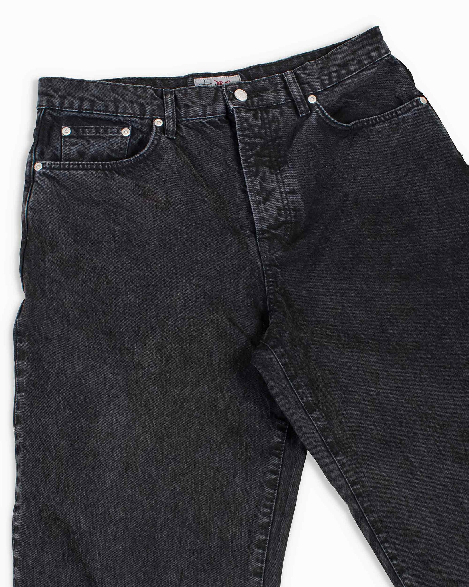 Stüssy Double Dye Big 'Ol Jeans Black Detail