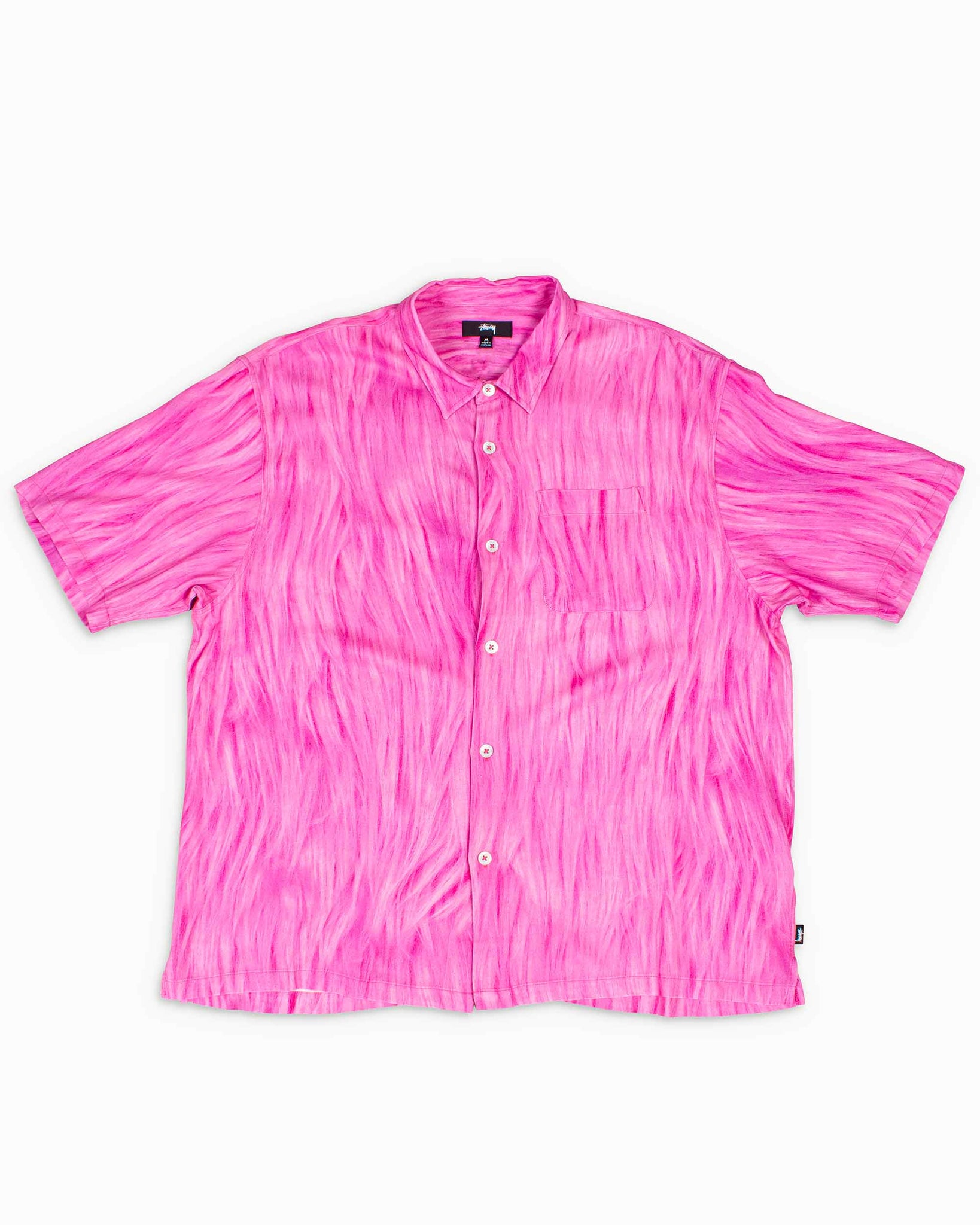 Stüssy Fur Print Shirt Pink