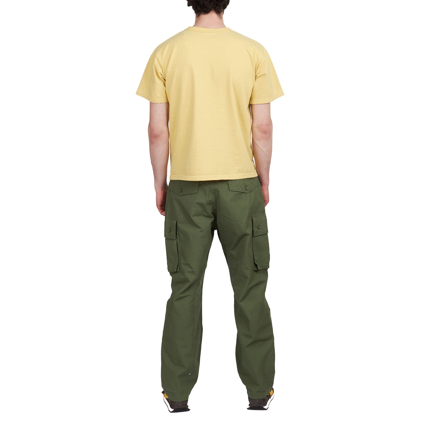 Sunray Sportswear Makaha Short Sleeve Tee Shirt Dusky Citron on Model Back