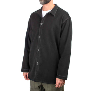 Tender Type WS420 Weaver's Stock Tail Shirt Black Wool Baize Close
