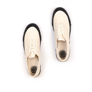 The Real McCoy's MA18019 USN Cotton Canvas Deck Shoes Ecru