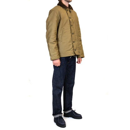 The Real McCoy's MJ13111 N-1 Deck Jacket Khaki