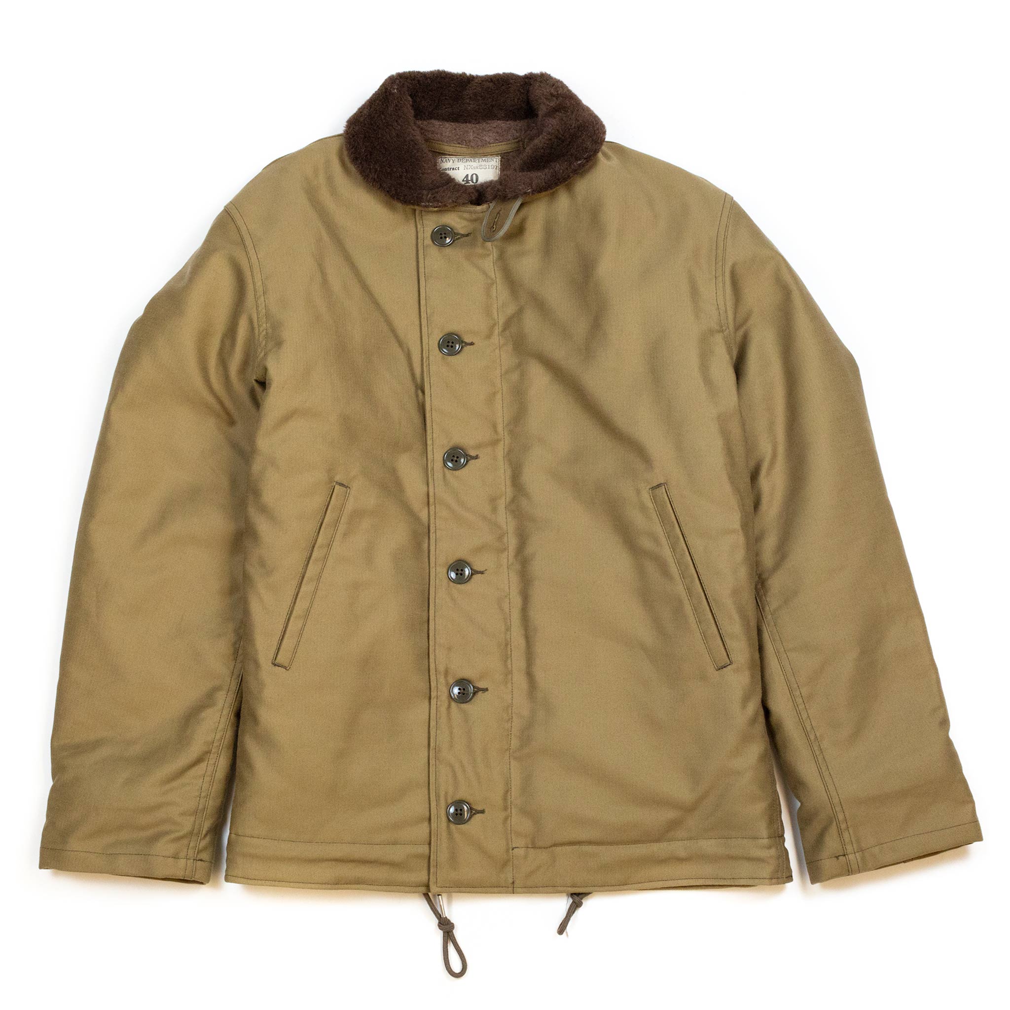 The REAL McCOY´S ザリアルマッコイズ MJ13111 N-1 DECK JACKET KHAKI