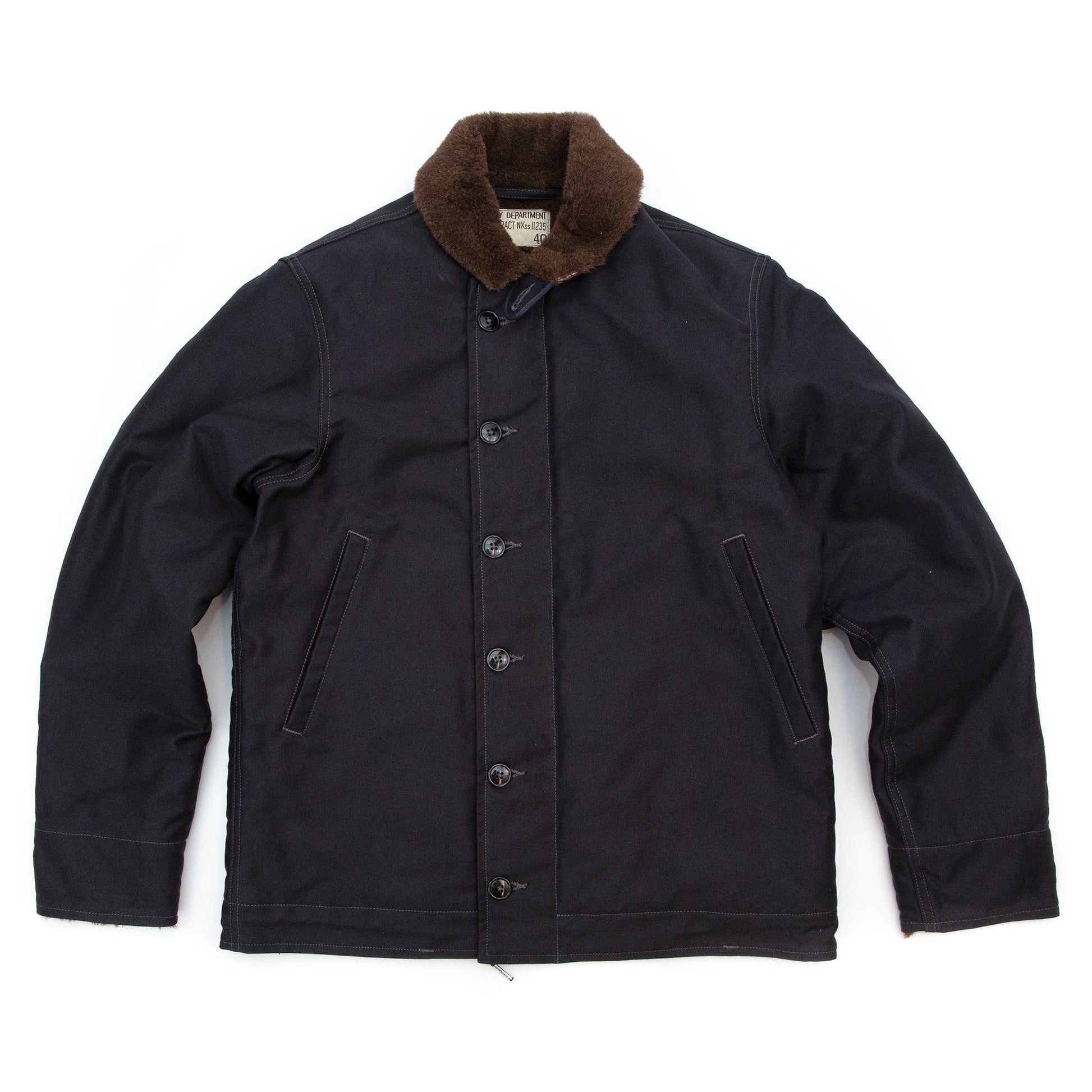 The Real McCoy's MJ14109 N-1 Deck Jacket Navy