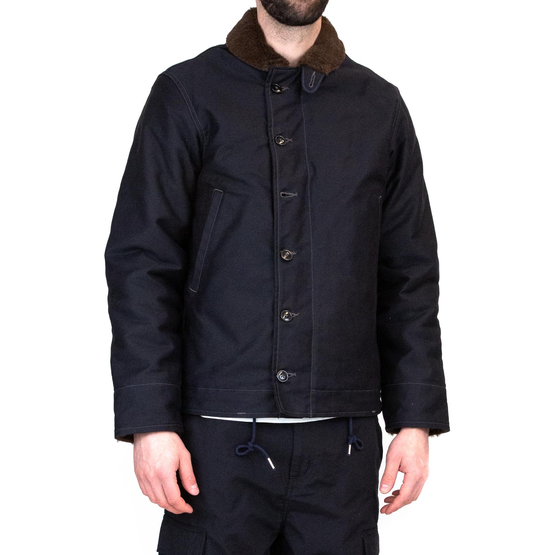 The Real McCoy's MJ14109 N-1 Deck Jacket Navy