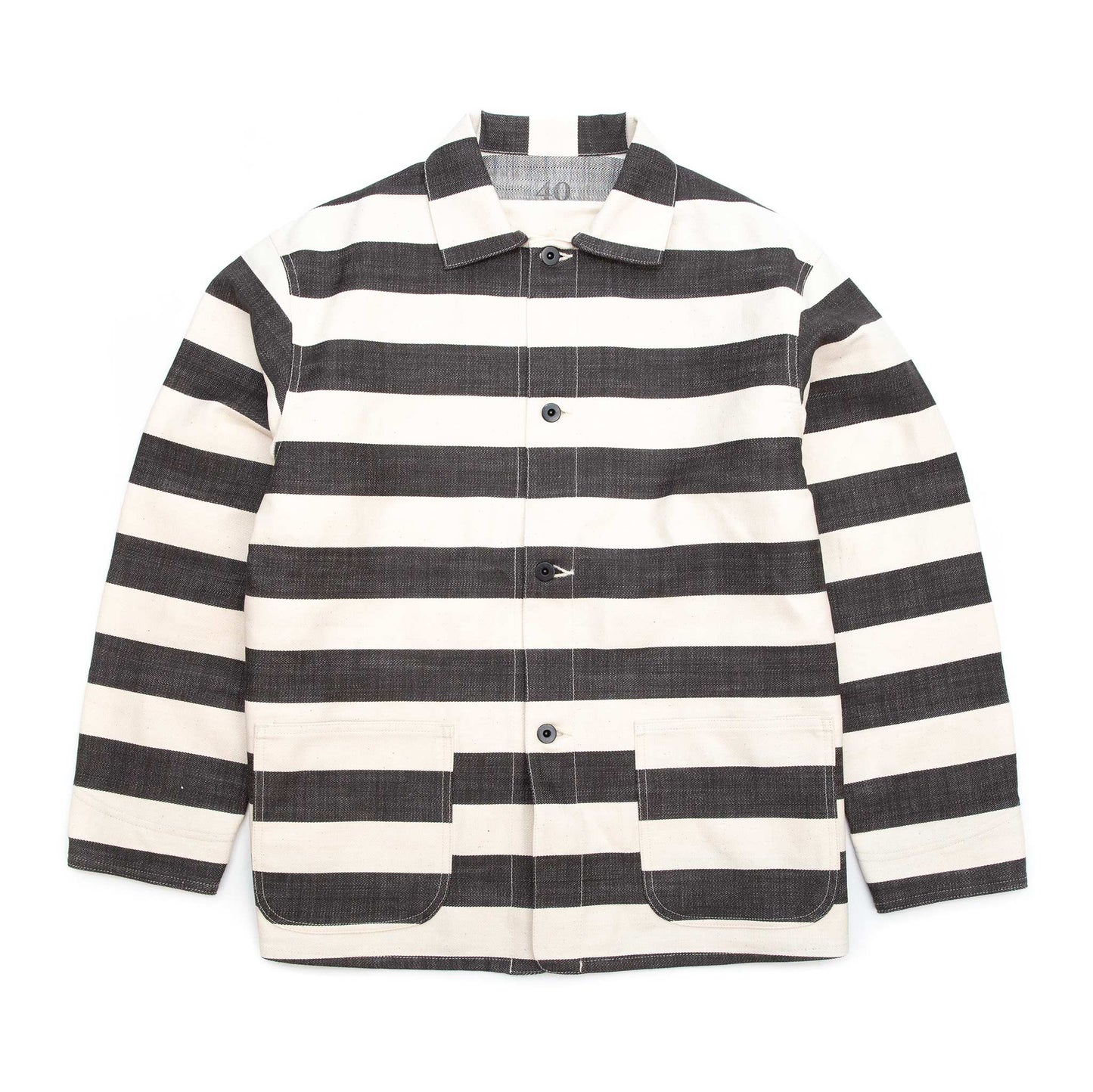 The Real McCoy's MJ20025 Prisoner Jacket White/Black