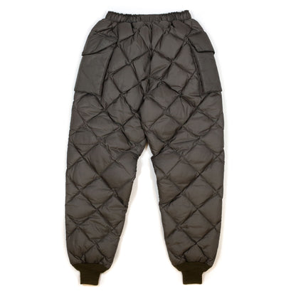 The Real McCoy's MP20105 Nylon Quilted Down Trousers Olive