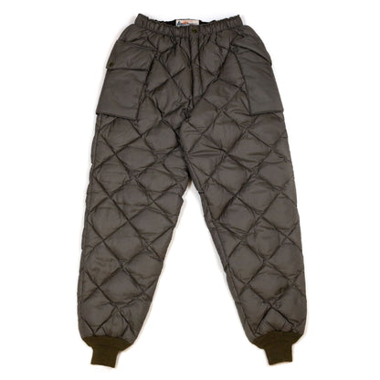 The Real McCoy's MP20105 Nylon Quilted Down Trousers Olive