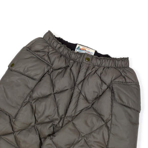 The Real McCoy's MP20105 Nylon Quilted Down Trousers Olive