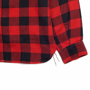 The Real McCoy's MS20101 8HU Buffalo Check Flannel Shirt Red/Black