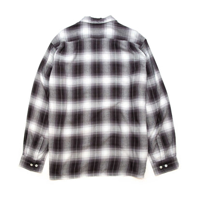 The Real McCoy's MS20102 Shadow Check Rayon Shirt Silver Grey