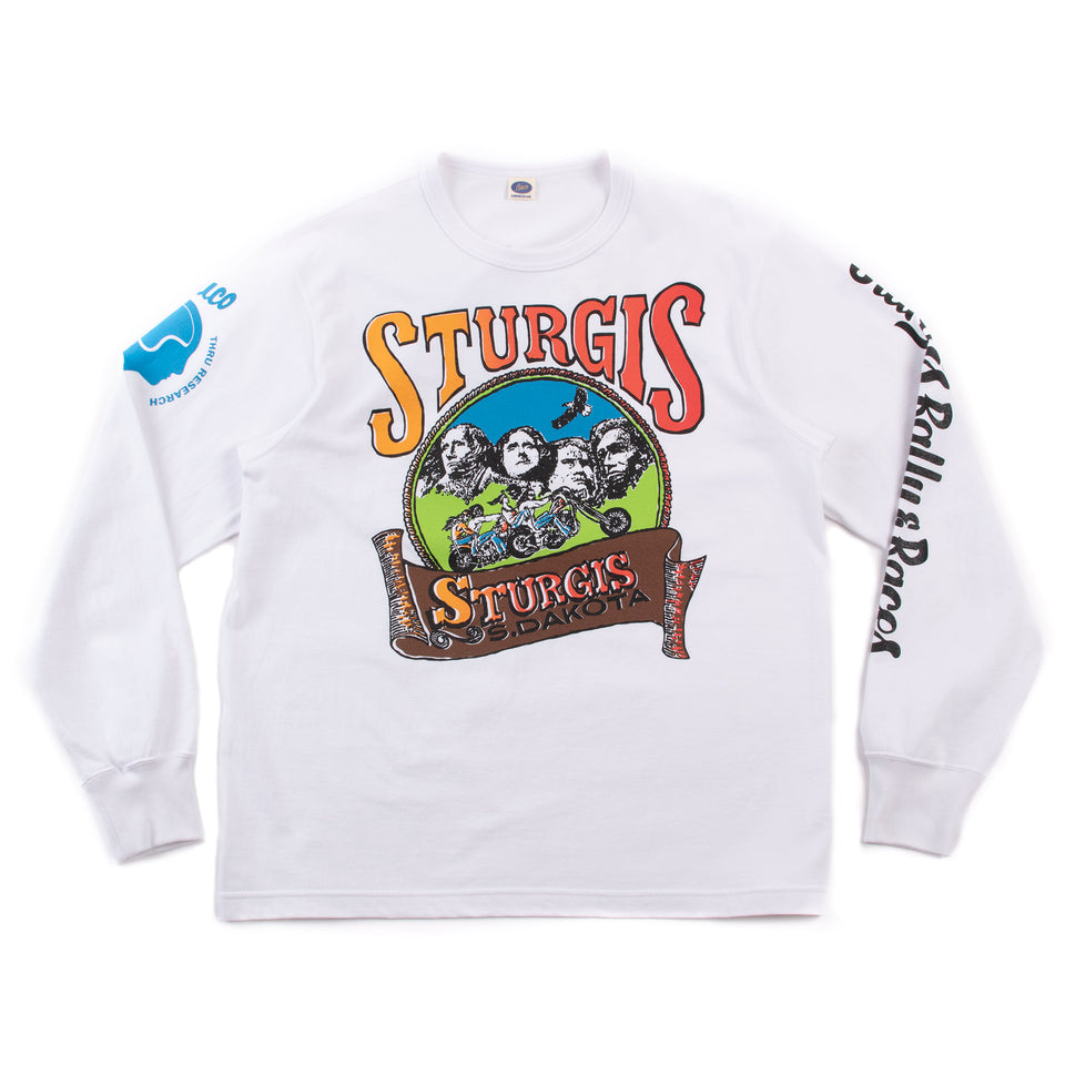 The Real McCoy's BC21006 Buco L/S Tee / Sturgis White