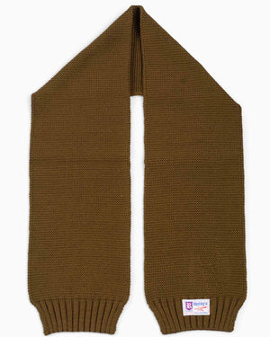 The Real McCoy's MA11101 Muffler, Wool-Knit Olive