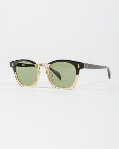 The Real McCoy's MA17020 Wellington Sunglasses White/Black Side