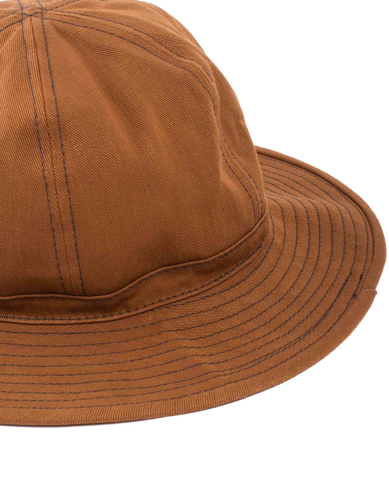 The Real McCoy's MA20004 WW1 Brown Fatigue Hat Detail