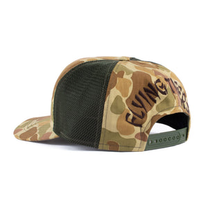 The Real McCoy's MA21006 Flying Tigers Camouflage Mesh Cap Green