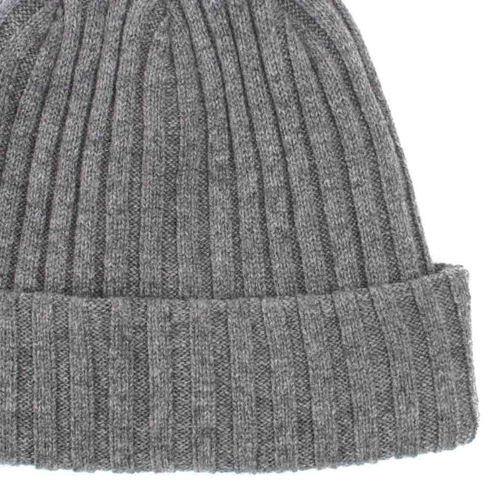 The Real McCoy's MA21105 Wool Cashmere Knit Cap Snow Grey Close
