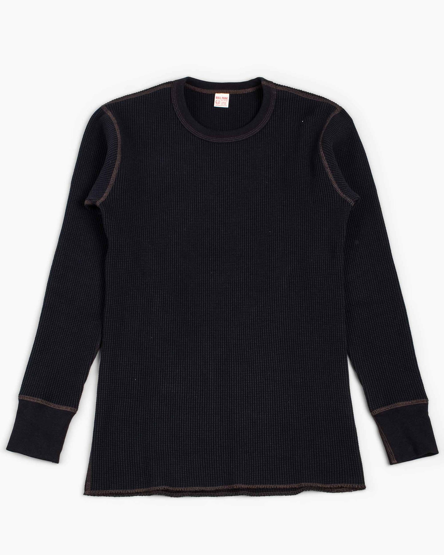 The Real McCoy's MC12123 Thermal Shirts Long Sleeve Black