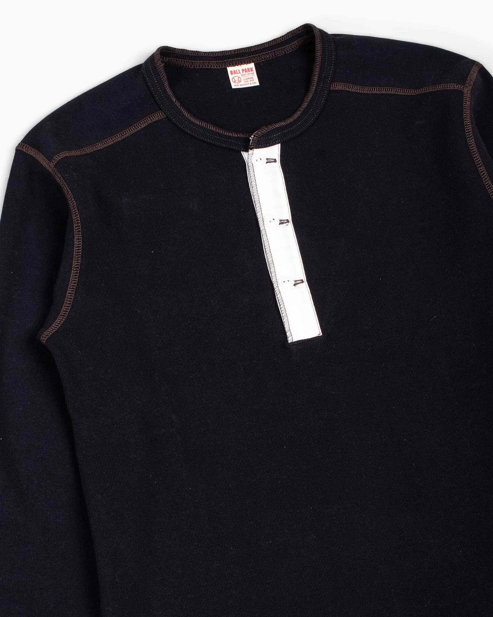 The Real McCoy's MC16117 Union Shirt Long Sleeve Black Details