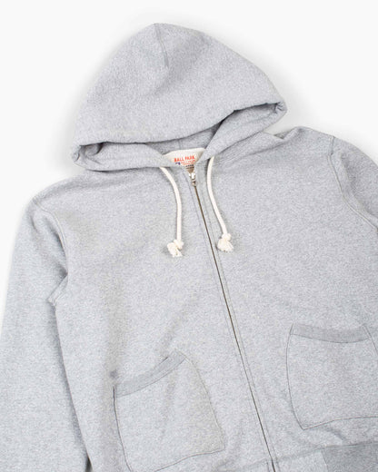 The Real McCoy’s MC18115 12oz. Full Zip Parka Medium Grey Details