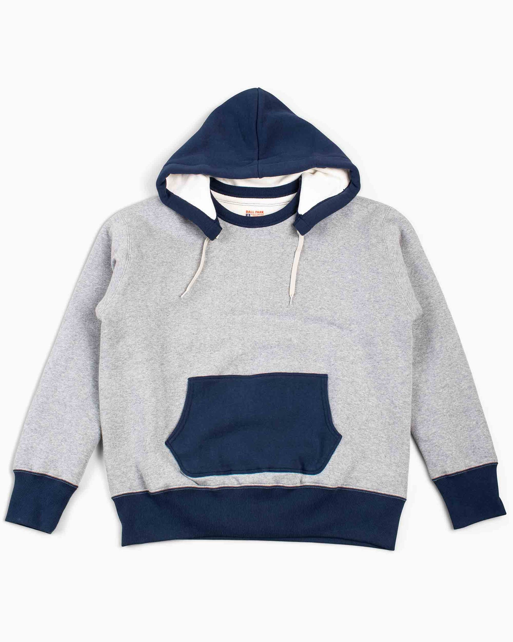 DOUBLE FACE AFTER-HOODED SWEATSHIRT