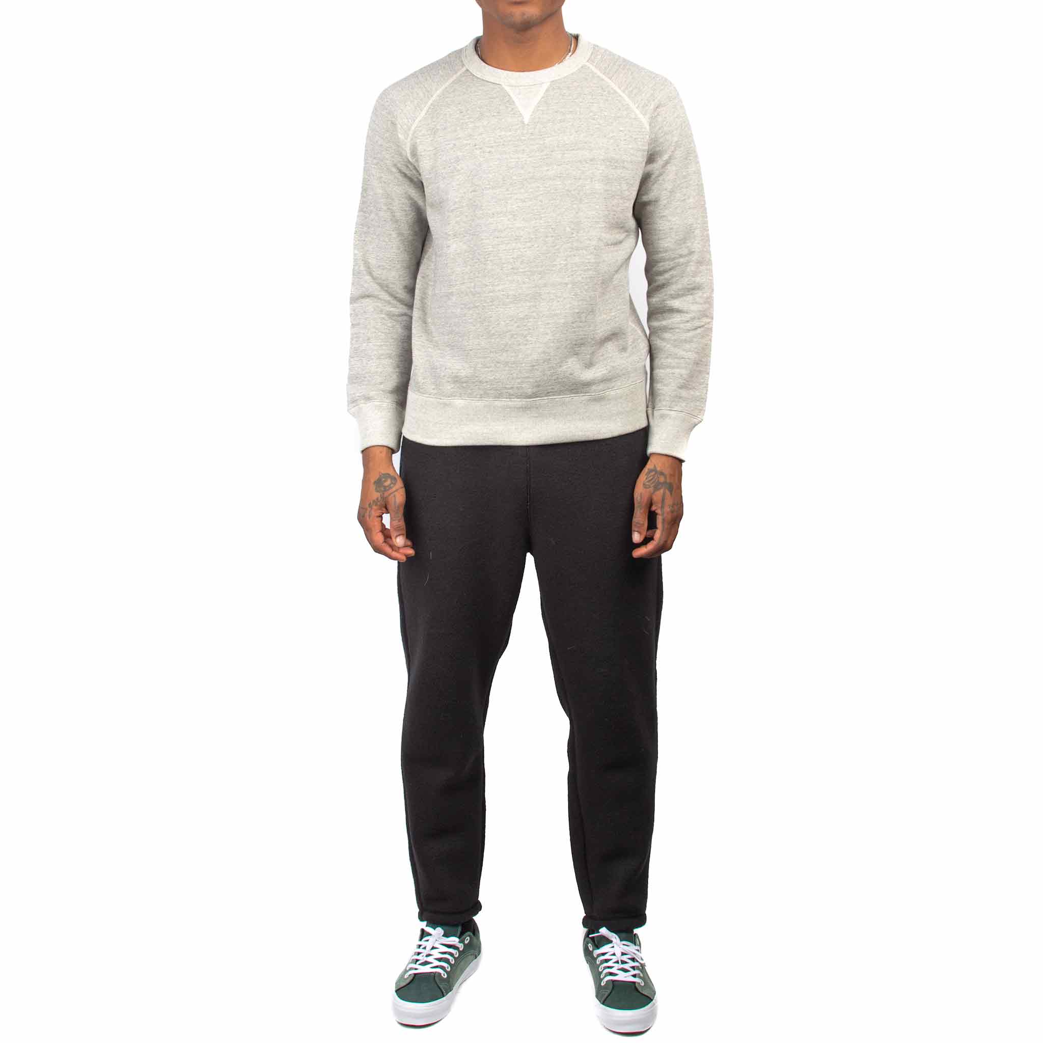 The Real McCoy's MC21102 Trousers, Cold Weather, Fleece Black Model