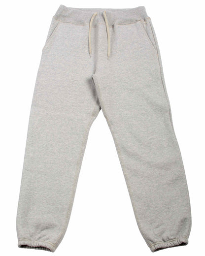 The Real McCoy's MC21107 13 oz. Wool Loopwheel Sweatpants Medium Grey