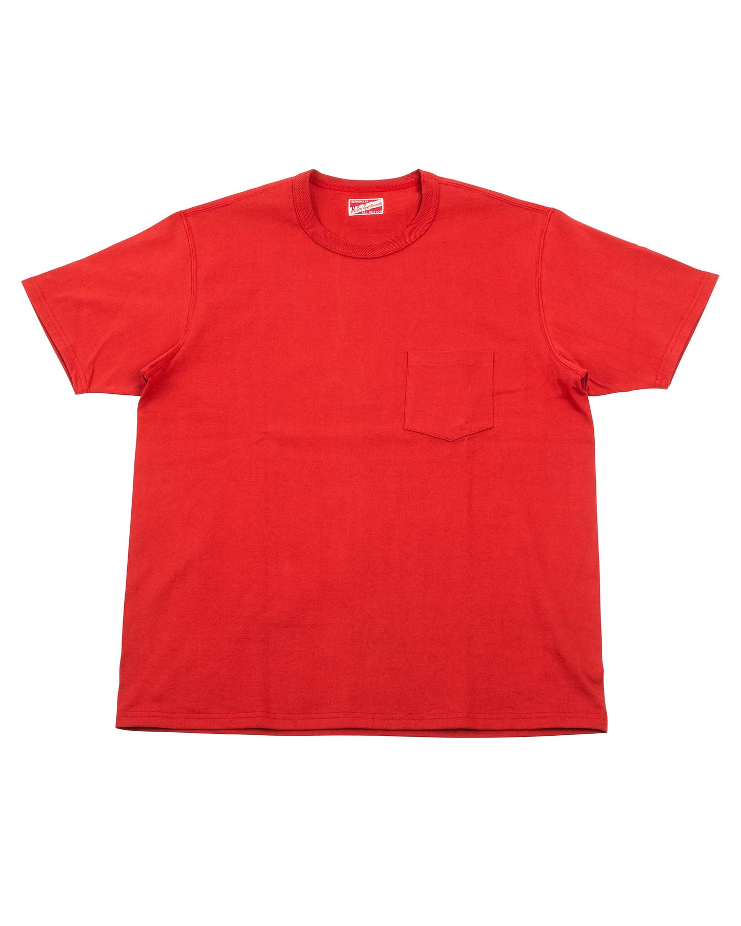 The Real McCoy's MC22006 Pocket Tee Cherry