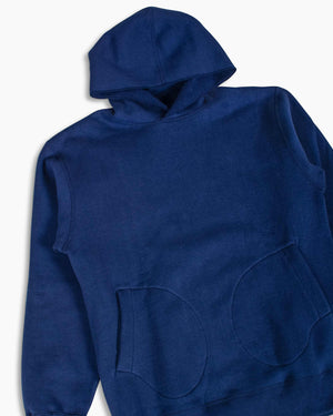 The Real McCoy’s MC22112 Boxing Glove Pocket Hooded Sweatshirt Navy Details