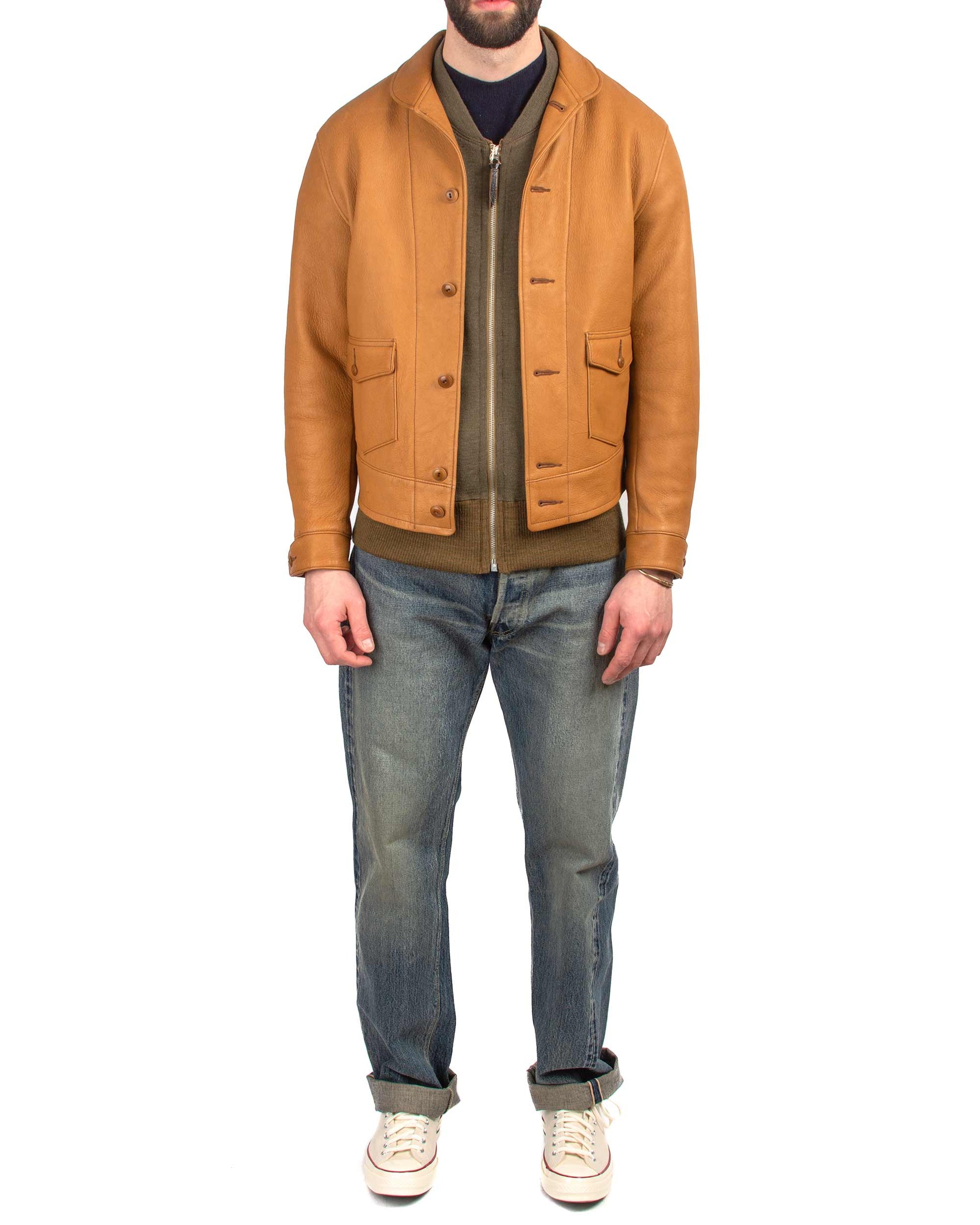 The Real McCoy's MJ19024 30's Sports Jacket / Dillinger Brown Model